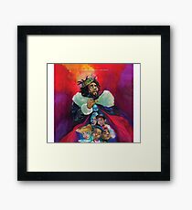 the king Framed Print