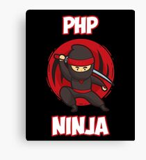 PHP Programmer Ninja Canvas Print
