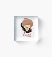 Ladies Manette Acrylic Block