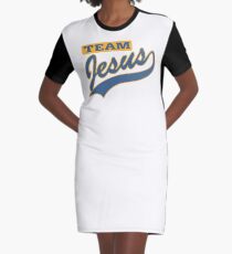 Christian "Team Jesus" Graphic T-Shirt Dress