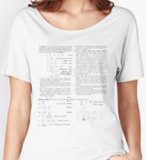 #text #education #research #achievement #facts #time #concepts #ideas #imagination #expertise #wisdom #resourceful #development #Physics Women's Relaxed Fit T-Shirt
