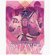 TAZ Balance Character Print Poster