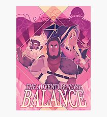 Lámina fotográfica Estampado de caracteres de equilibrio TAZ