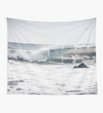 Mint, oceanside, people, beach photography, California photography, California Wall Art Wall Tapestry