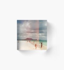 A Beautiful Hawaiian Beach Acrylic Block