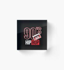 90s Hip Hop Acrylic Block