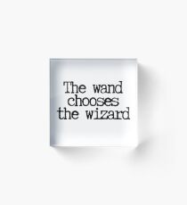 The wand Acrylic Block