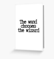 The wand Greeting Card