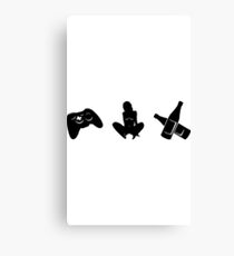 Three Hobbies Canvas Print