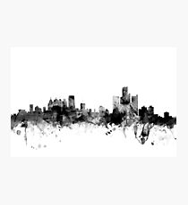 Detroit Michigan Skyline Photographic Print