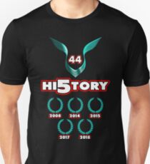 Lewis Hamilton World Champion 2018 history Unisex T-Shirt