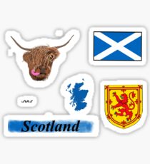 Scotland Sticker Pack (six stickers in one shipment) Sticker