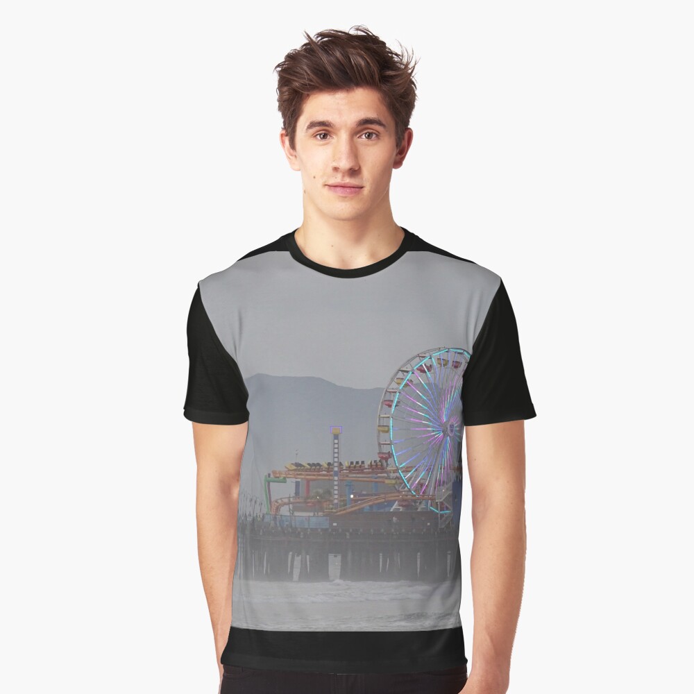 Santa Monica Pier Graphic T-Shirt