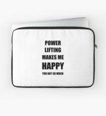 Power Lifting Lover Fan Funny Gift Idea Hobby Laptop Sleeve