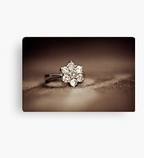 Engagement Ring Canvas Print