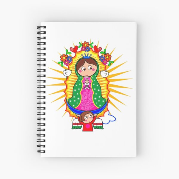 Cuadernos De Espiral Virgen Animada Redbubble - cuadernos de espiral lil bomba roblox redbubble