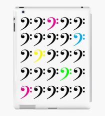 Vinilo o funda para iPad Colorido Bass Clef