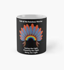 Taza clásica Camino del guerrero arcoiris