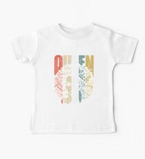 Queen Strong Black Woman Natural Afro Hair Melanin Educated Melanin Rich Skin Vintage Black Power Pride Goddes Melanin Stay Poppin Baby Tee