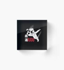 Cool Judo Take Down BJJ MMA Grappler Martial Artist T-Shirt Acrylic Block
