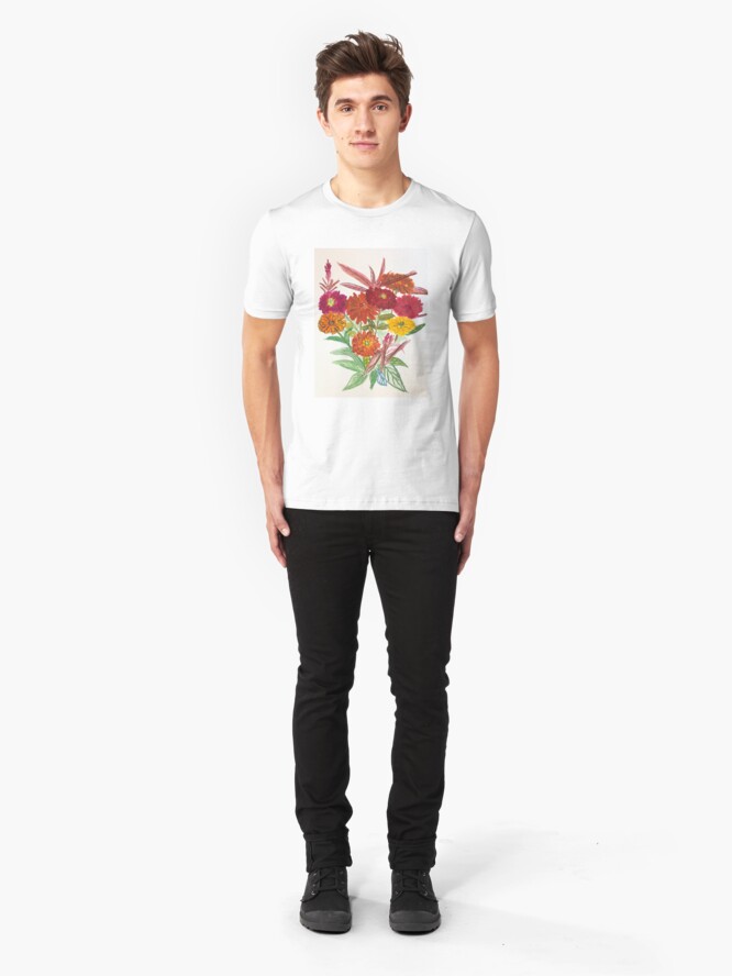 Alternate view of Flowers from Claire Slim Fit T-Shirt