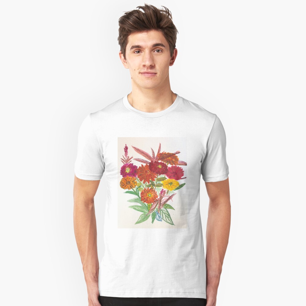 Flowers from Claire Slim Fit T-Shirt
