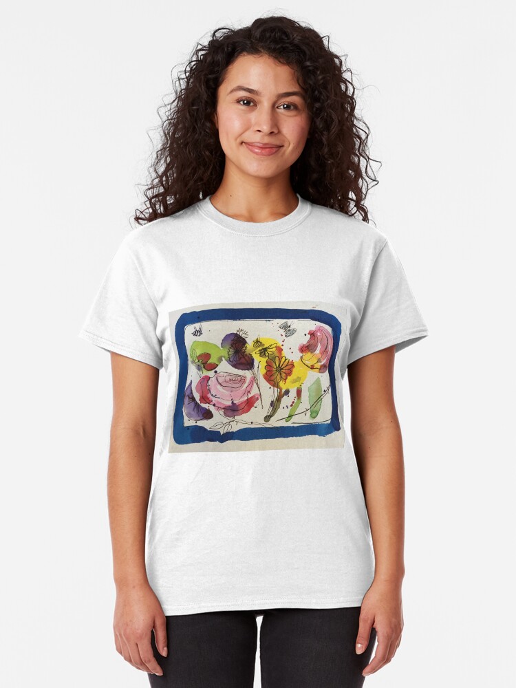 Alternate view of Flowers In My Mind Classic T-Shirt