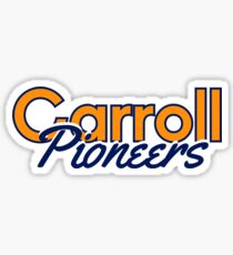 Carroll Pioneers Sticker