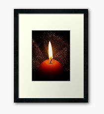 FLAME Framed Print