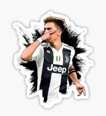 Paulo Dybala Mask Celebration Juventus Illustration Design Sticker
