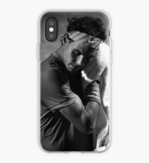 Rafa toweling off (B&W) iPhone Case