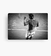 Rafa fist pump Canvas Print