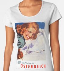 Winter delights in Austria Women's Premium T-Shirt
