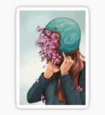 A Head full of Daisies and Daydreams - Women Who Ride Sticker
