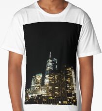 #architecture #city #skyscraper #tower #cityscape #sky #dusk #business #tallest #modern #office #hotel #dark #colorimage #copyspace #builtstructure #downtowndistrict #urbanskyline #nopeople #light Long T-Shirt