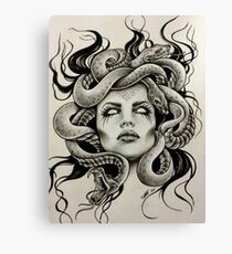 Medusa Tattoo Canvas Print