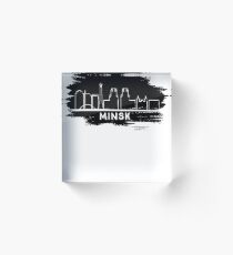 Minsk, Belarus Acrylic Block
