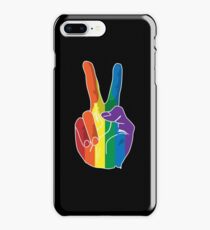 Sign of Peace (Rainbow Hand) iPhone 8 Plus Case