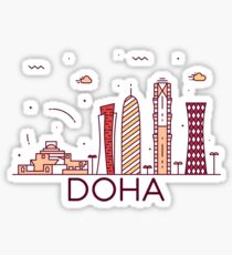 Doha, Qatar Sticker