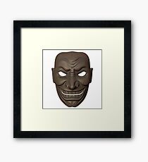 Freaky Samurai Mask #1 Framed Print