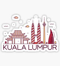 Kuala Lumpur, Malaysia Sticker
