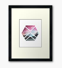 Alien Landscape Framed Print