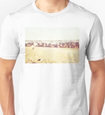 Venice Beach, palm trees, vintage, oceanside, people, beach photography, California photography, California Wall Art Unisex T-Shirt