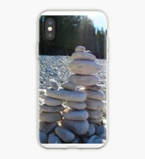 Cairn #2. Because Andy Goldsworthy rocks (see what I did there?) iPhone Case
