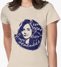 Run You Clever Boy Women's Fitted T-Shirt