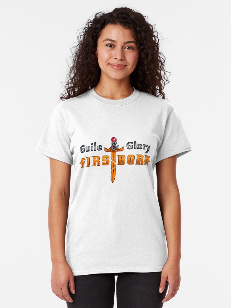 Alternate view of Guile & Glory: Firstborn Logo Classic T-Shirt