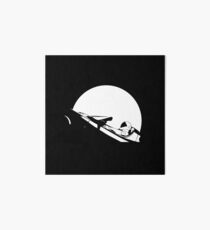 Starman In Space Tesla Roadster Art Board Print