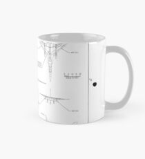 North American A3J-1 Vigilante Schema Tasse (Standard)