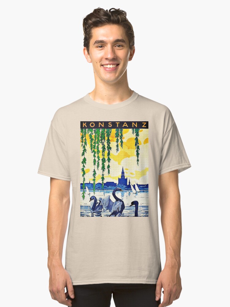 Alternate view of Konstanz am Bodensee Travel Advertisement Classic T-Shirt