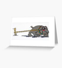Grr...Woof Greeting Card